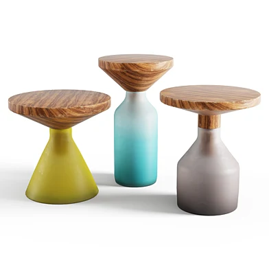 Congruent Series side tables (3 Models with Old and New Materials)