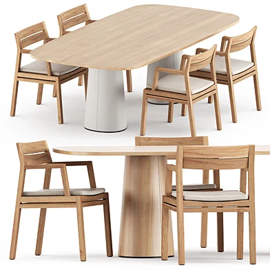 Costes chair by Ethimo and POV 464 table by Ton