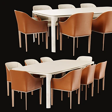 Belgado Table & Anabel Chair (trussardi Casa)