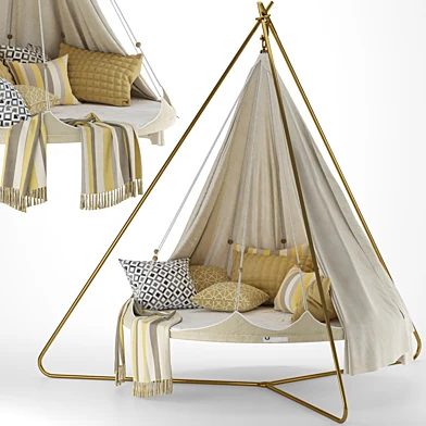 Tiipii bed 1.8 m hanging nest
