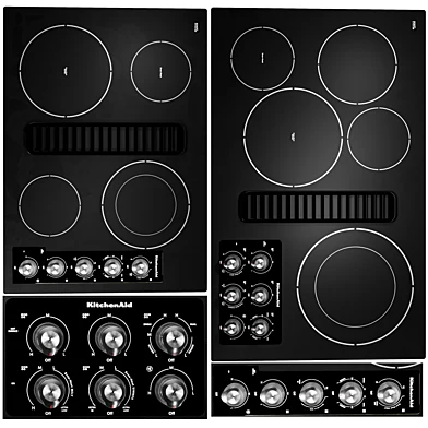 black kitchen aid electric cooktops kced600gbl