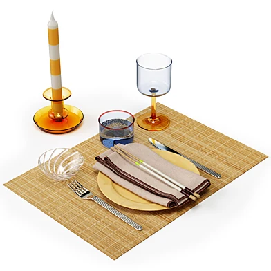 HAY Bamboo place mat Set