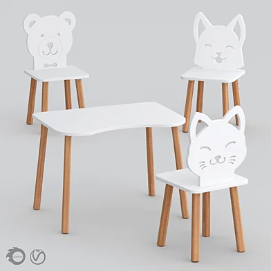 Set of children's furniture Scandi Design. Комплект детской мебели Сканди Дизайн от Русэкомебель