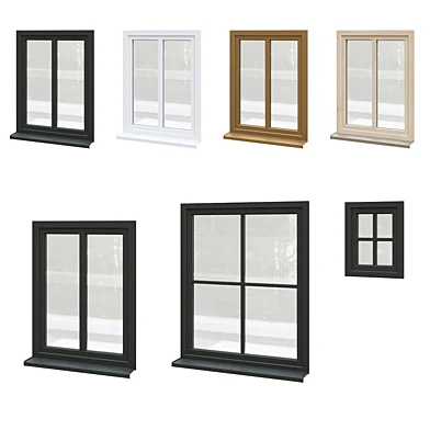 Экстерьерные окна (оптимизированные) v.05 / Exterior windows (optimized) v.05