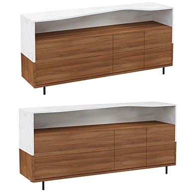 Walnut sideboard BRIGHT