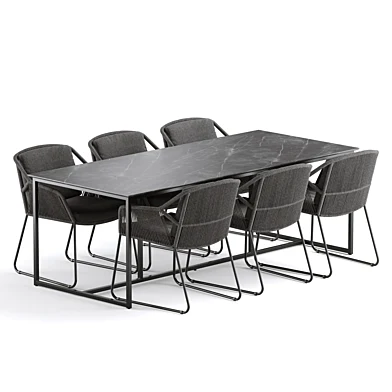 Outdoor Garden Woven Dining Set