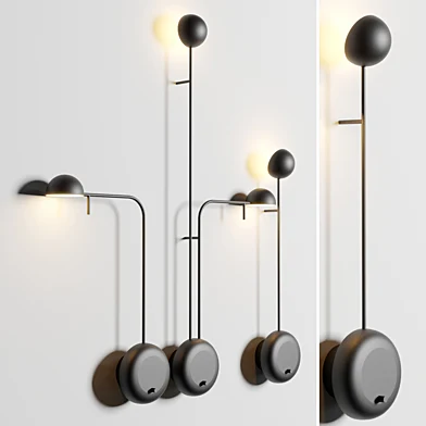 Vibia PIN LED adjustable wall lamp
