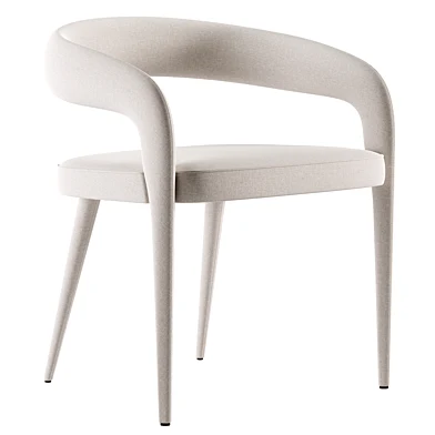 LISETTE WHITE DINING ARMCHAIR