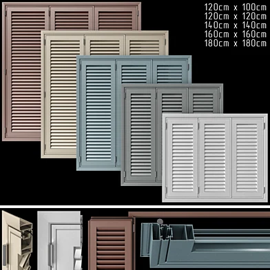 Ставни и система ставней для окон и дверей /  Shutter blind system for windows and doors