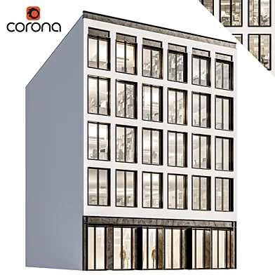 Modern office facade 02
