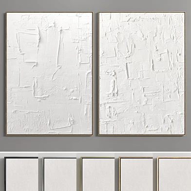 Plaster Two Photo Frame E-53