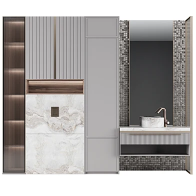 Bathroom console №15 Vray