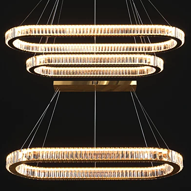 Modern Crystal Long Chandelier
