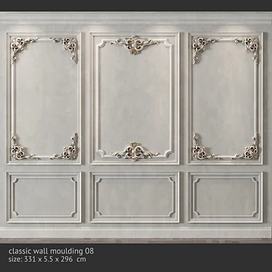 classic wall moulding 08