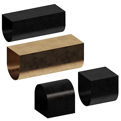 U Bench And Stool By LUUR