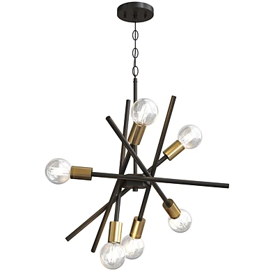Scatter burst chandelier