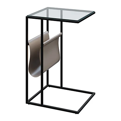 Журнальный столик   Hardy 16" Leather C-Table    журнальный стол