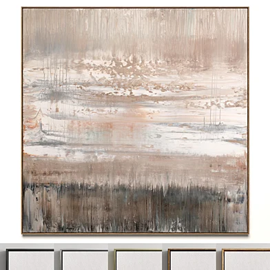 Plaster two square photo frames 40