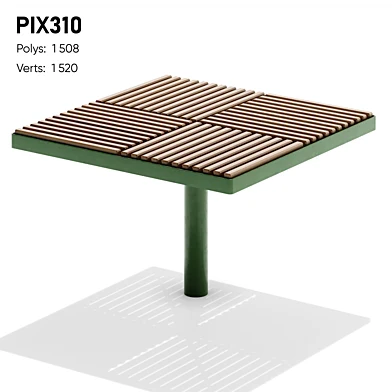 Парковые скамьи PIXEL от mmcité