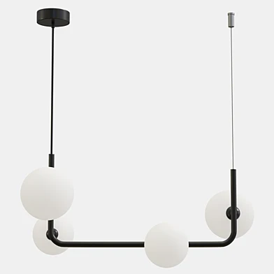 Chandelier Marcan 4 Ball Chandelier Black Line