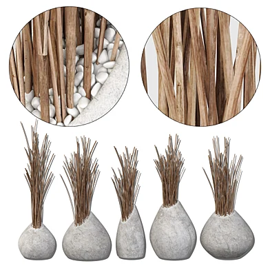 Branch slice vase n5