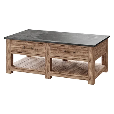 Журнальный столик  Parker 50" Reclaimed Wood Coffee Table    журнальный стол