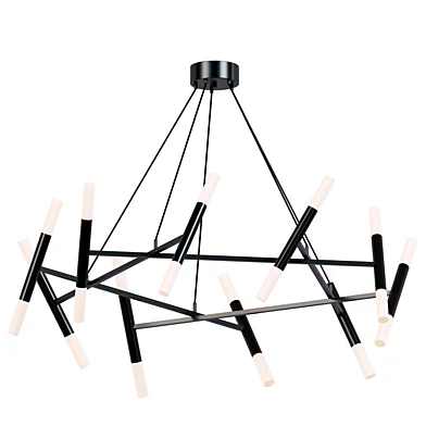 Lampadario moderno in vetro nero oro illuminazione G9 incluso dimmerabile LED