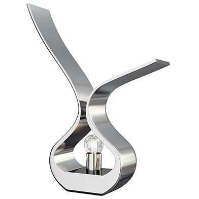Stainless steel curved desk lamp andrew martin ray