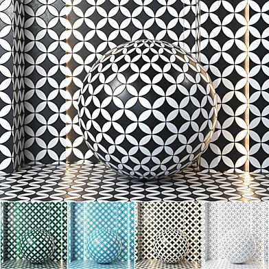 (4k)(5color)Ceramic tile set 05-Tileable