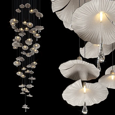 Подвесная инсталляция Vargov® Design - Nelumbo