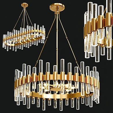 Loop Shaped Chandelier