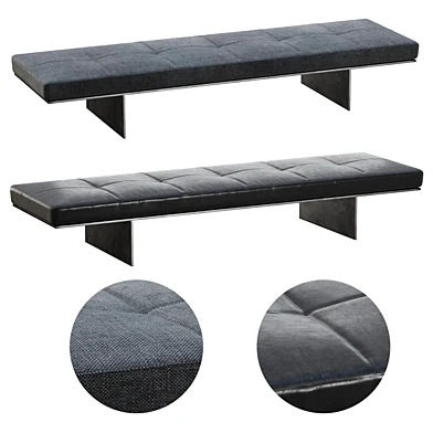 Track Living Divani Bench / Кожаная банкетка