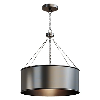 Люстра    LUXE PATINA METAL DRUM SHADE PENDANT - LARGE SKU PE15051 SL      светильник