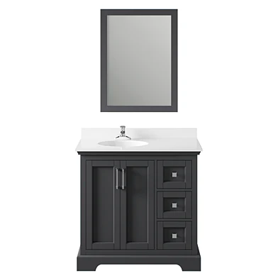 Туалетный столик OVE Emma 36 Dark Charcoal Vanity