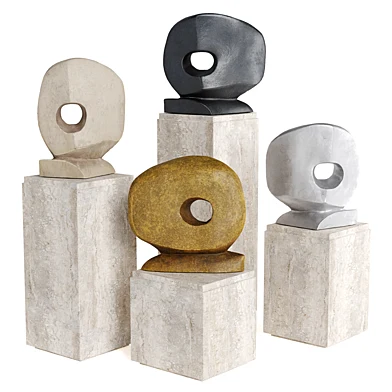 Abstract torus sculpture