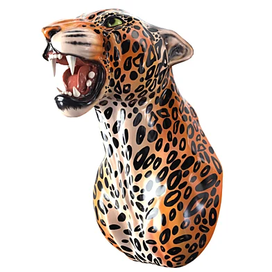 Leopard Head Hanging