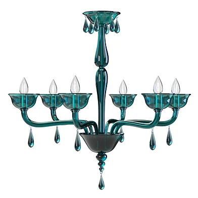 Multiforme Portofino Green Chandelier