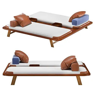 10th Tellaro sun lounger double