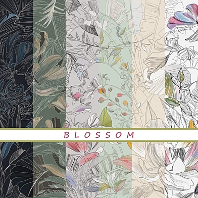 Дизайнерские обои BLOSSOM pack 1