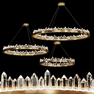 Люстра с кристаллами QUARTZ LUX