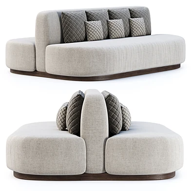 Stefa restaurant double side sofa SCD44 by Bpoint Design / Двойной ресторанный диван