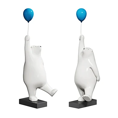 polar bear sculpture ornaments