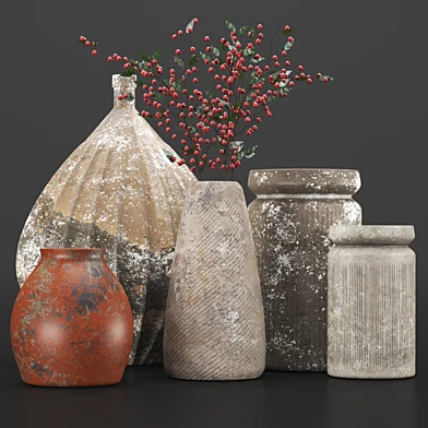 Rustic concrete vase vol2