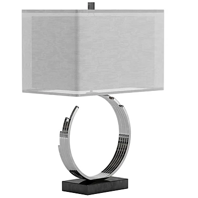 Riley Silver Leaf Table Lamp