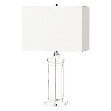 Настольная  Ophelia 26.5 in. Clear Crystal Table Lamp   лампа светильник