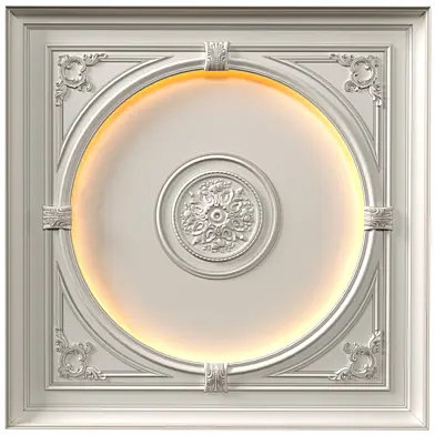 Классический потолок с подсветкой .Modern coffered illuminated ceiling Set