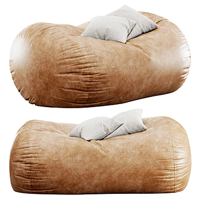 Leather Bean bag Three Posts Teen