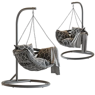 Hanging swing chair Vinotti Makadamia