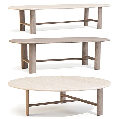 Frigerio Salotti: Mocki - Coffee and Side Tables Set 02