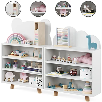 Bear & Cloud Shape Storage Unit by Minime
